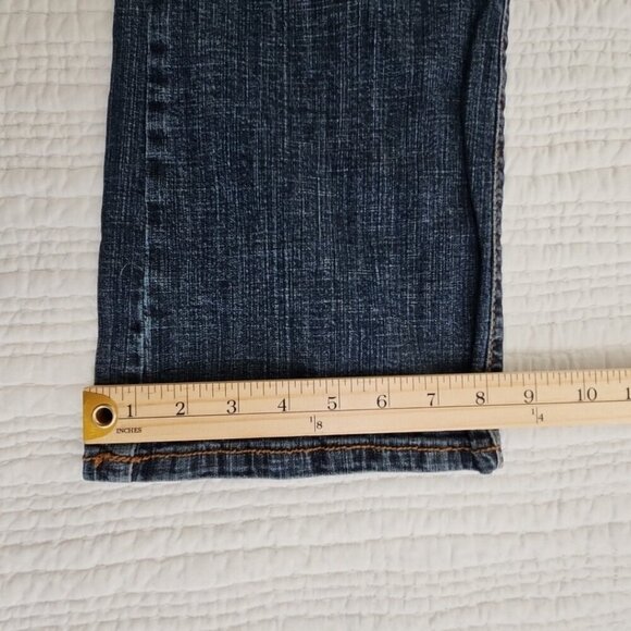 Wrangler Women's Aura Jeans 18 Short Instantly Slimming Mid Rise Boot Cut EUC - Picture 7 of 16